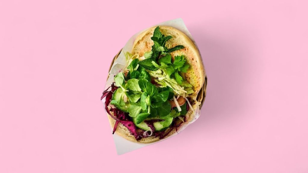 Vegetarischer Döner mit Seitan